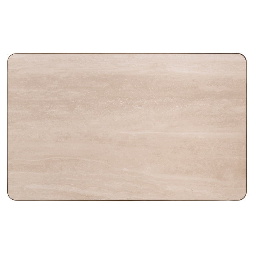 Bloomville 2-door textile leather cabinet