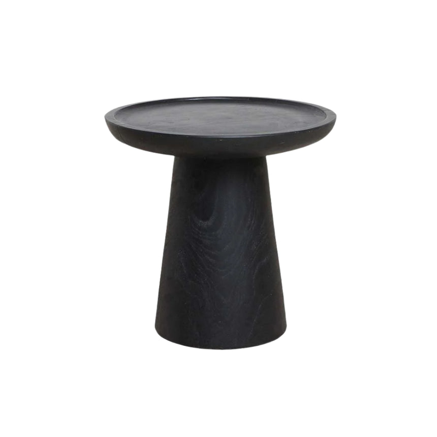 Nero Dusk wooden side table