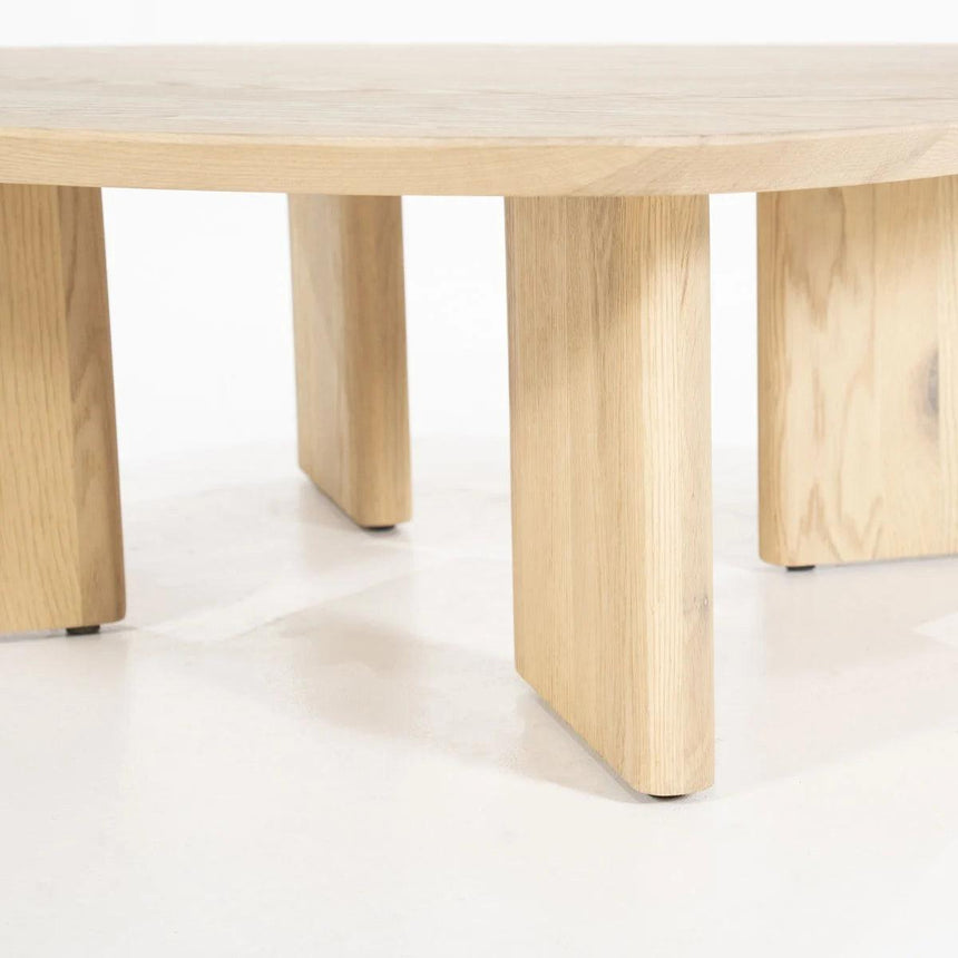 Stef wooden coffee table 100x100