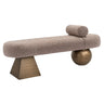 Alexander Jones Geneva pad – Barna tweed és vas, 148 cm