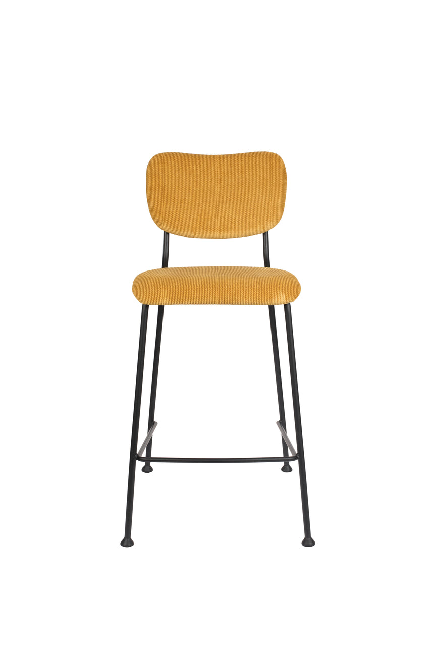Benson corduroy low bar stool