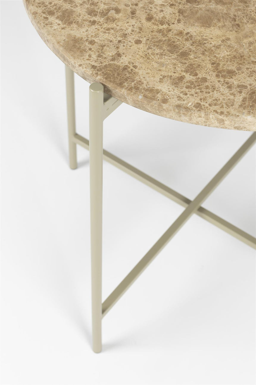 Tooz dohányzóasztal – Bézs márvány, közepes méret