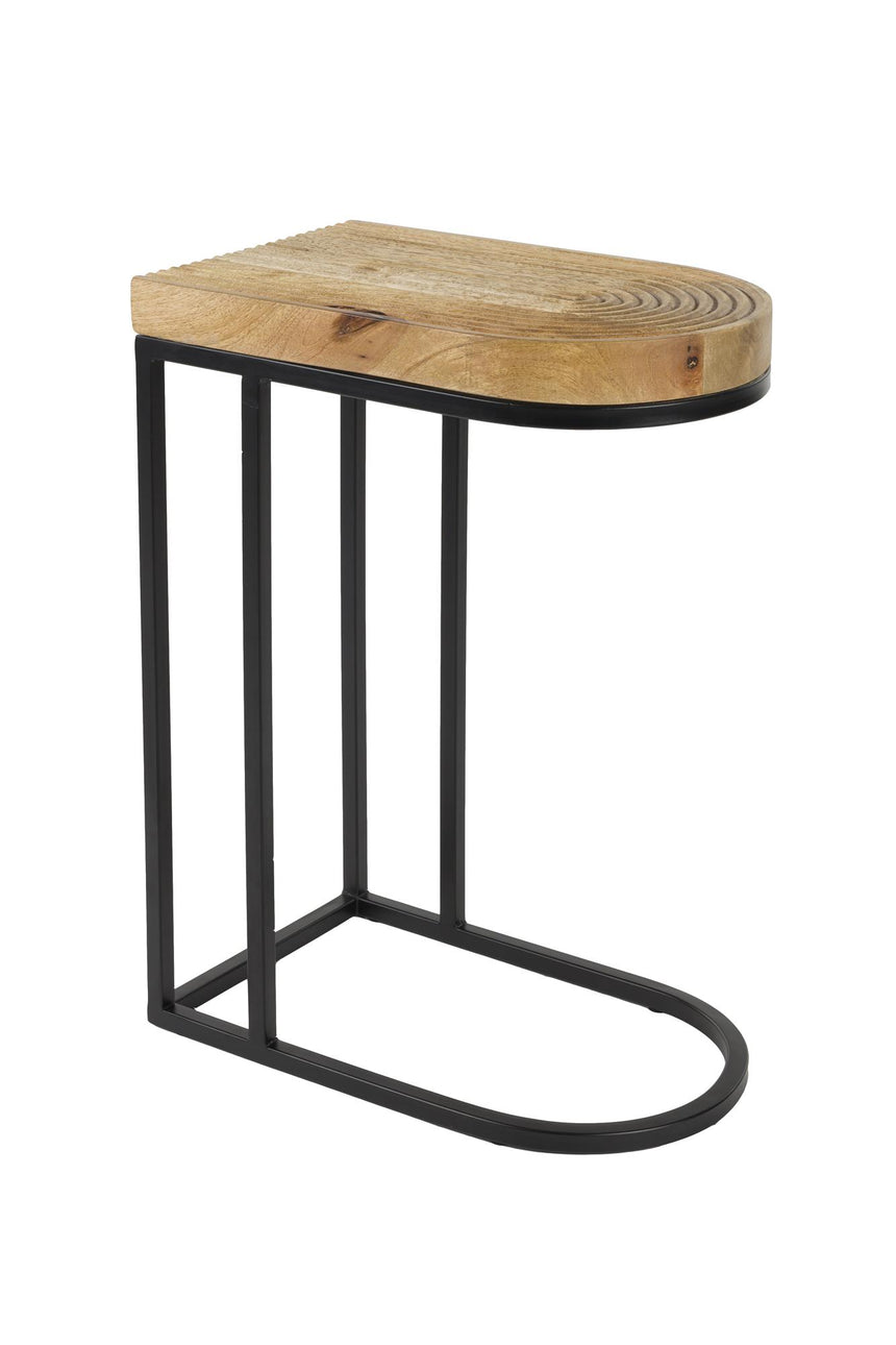 Zide Lerakóasztal – Mangófa és fekete fém