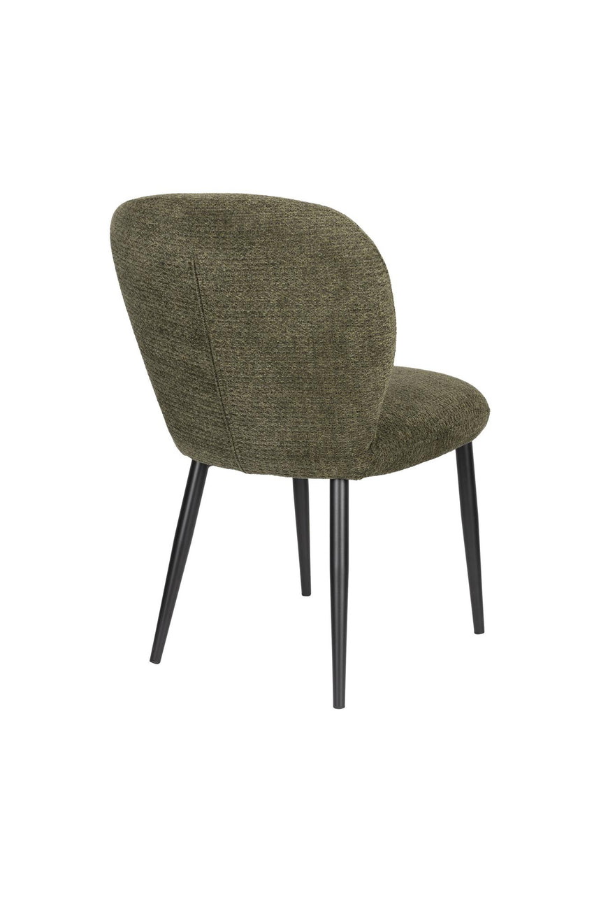 Alaz szék – Texturált kárpitozás, fekete lábakkal