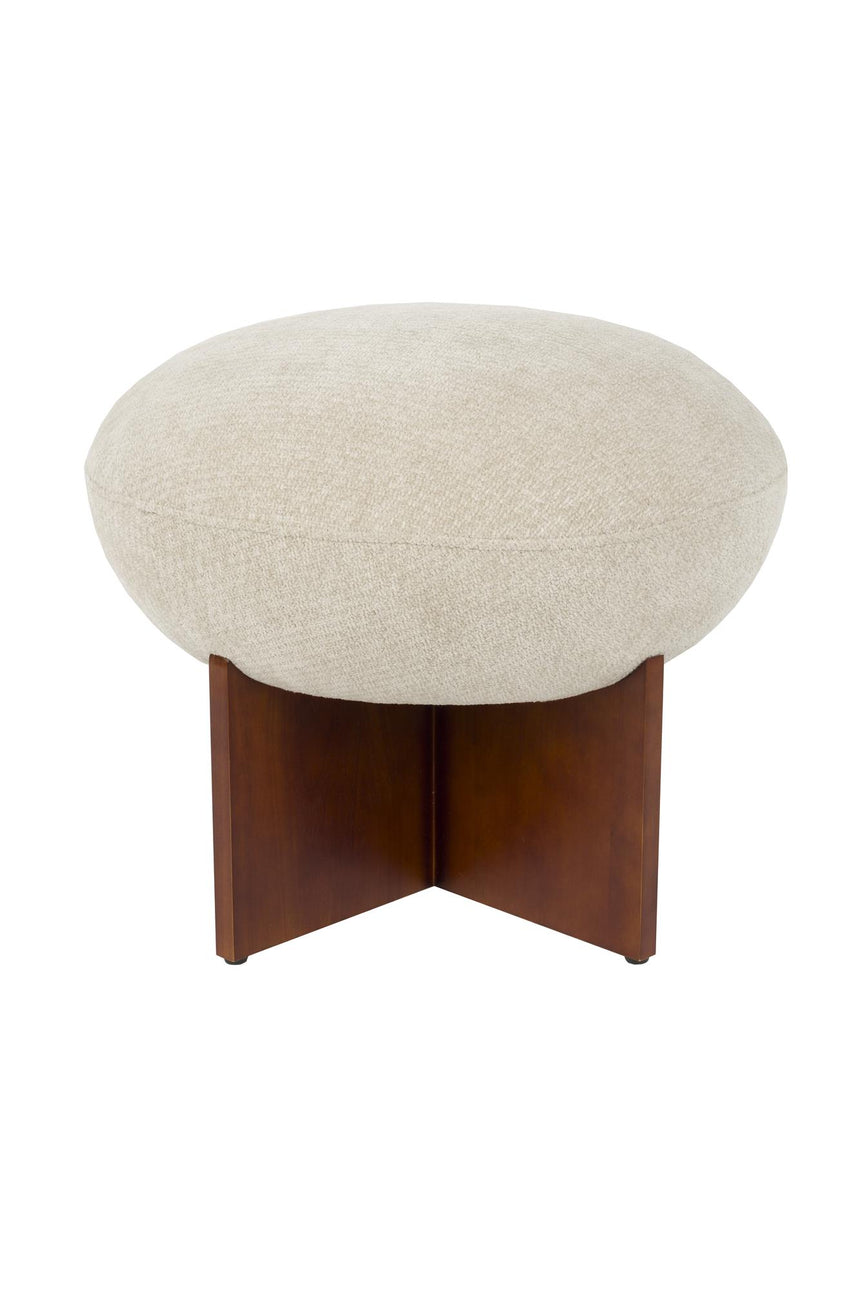 Ufo ülőke – Bézs kárpitozás, gumifa lábakkal