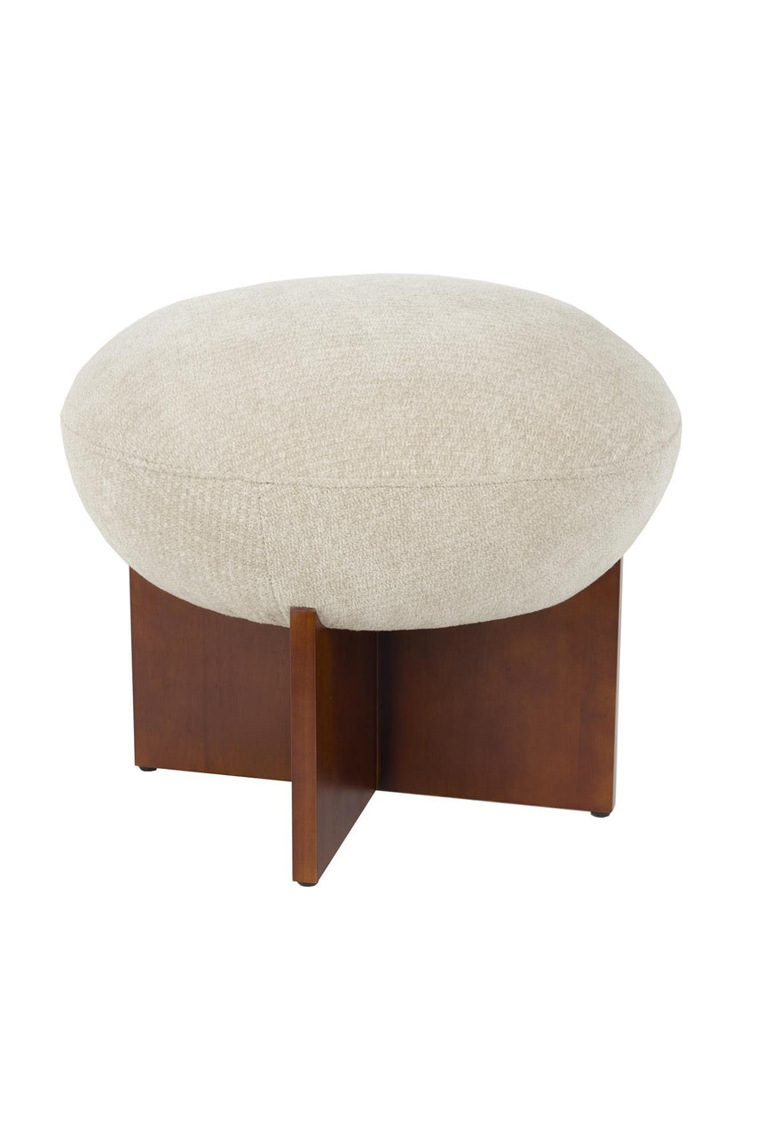 Ufo ülőke – Bézs kárpitozás, gumifa lábakkal