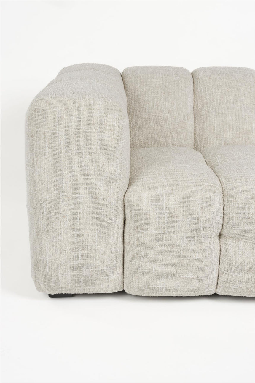 Trenta kanapé – Japandi stílusú, vászonhatású kárpitozással