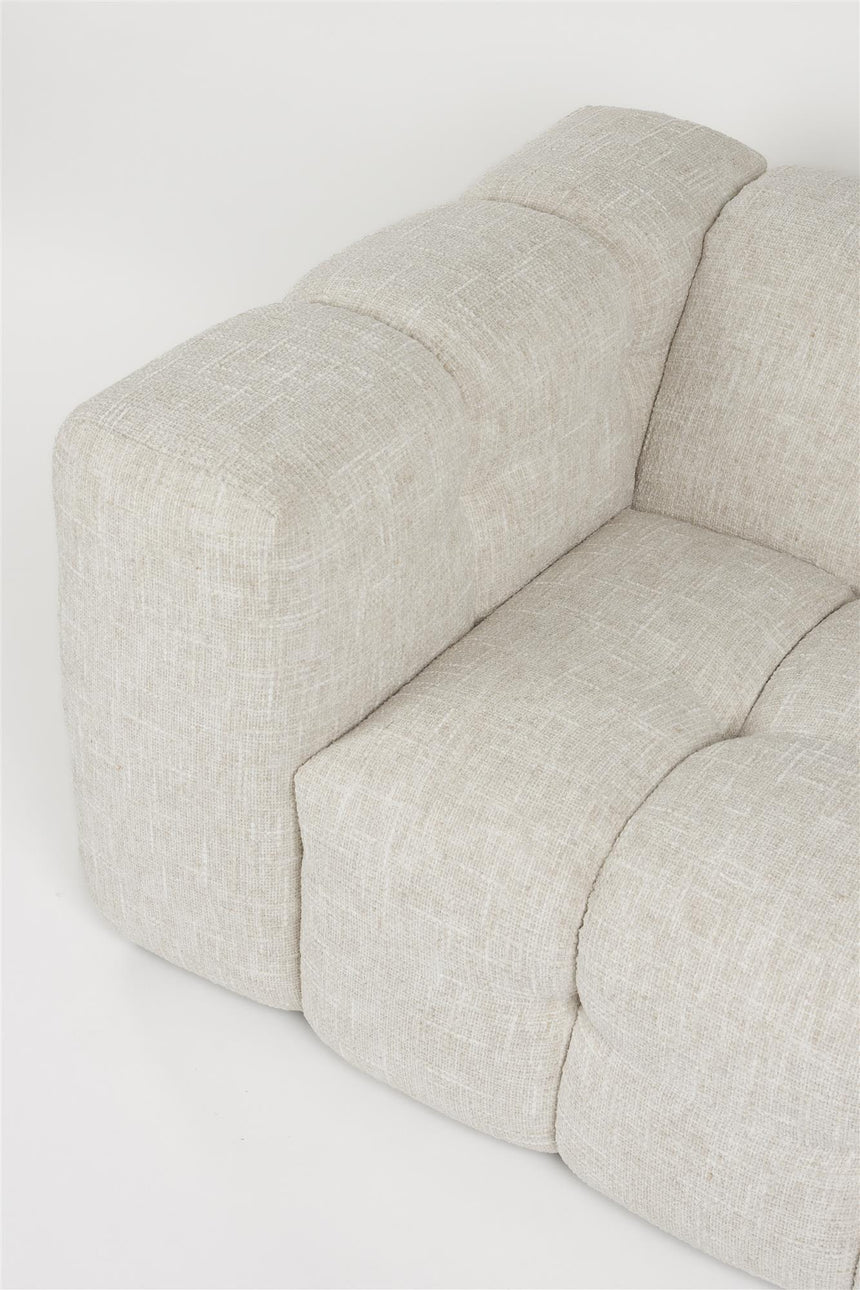 Trenta kanapé – Japandi stílusú, vászonhatású kárpitozással