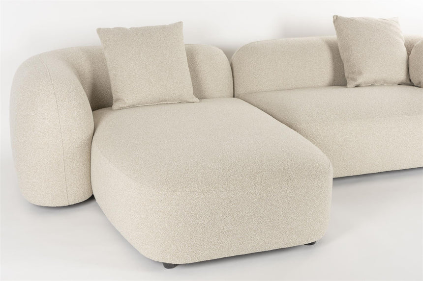 Perry balos szövet sarokkanapé