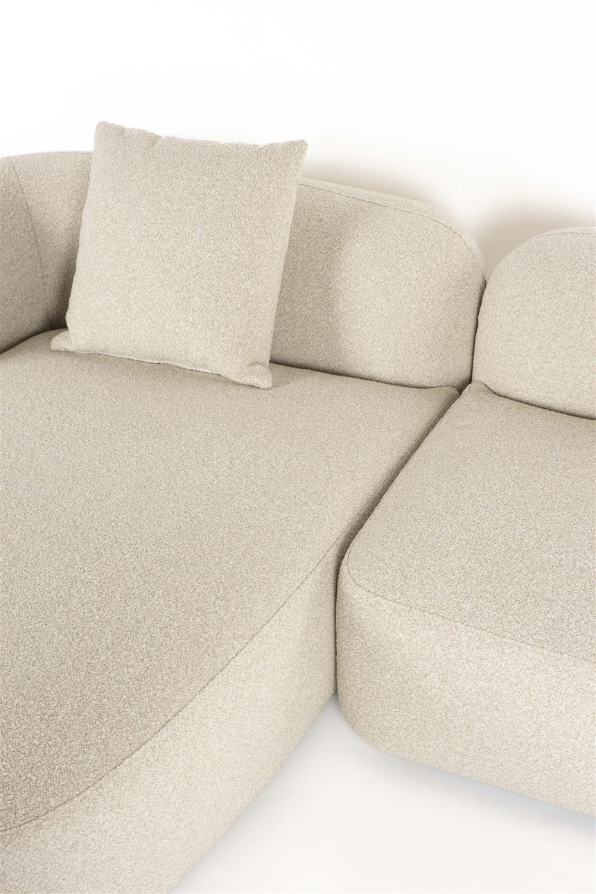 Perry balos szövet sarokkanapé