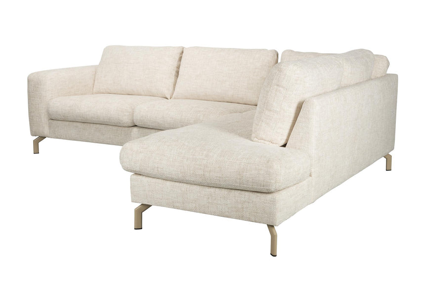 Glen sarokkanapé – Bézs kárpitozás, jobb oldali kivitel