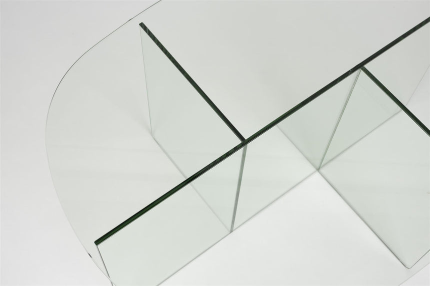 Linea üveg dohányzóasztal