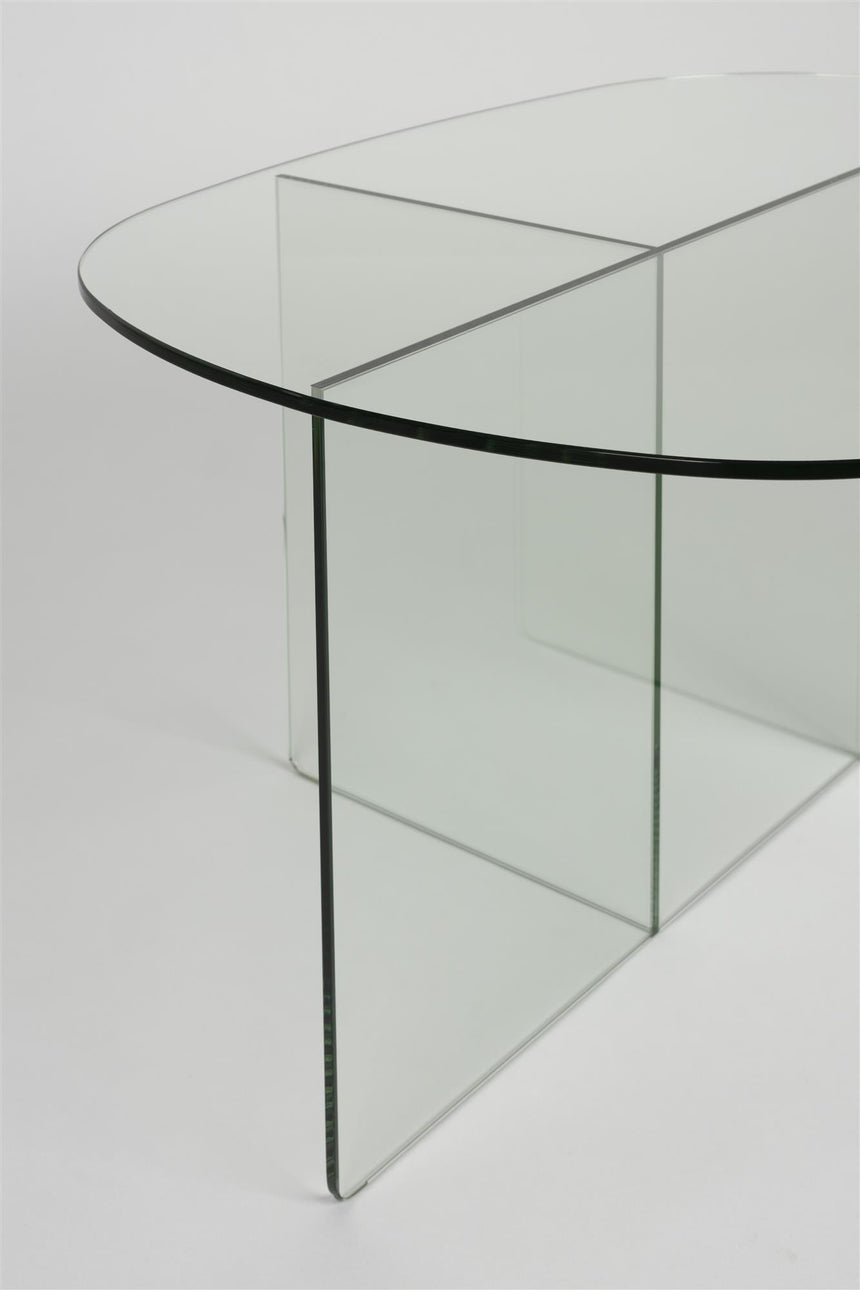 Linea üveg dohányzóasztal