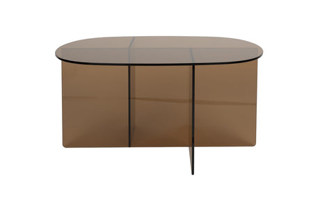 Linea üveg dohányzóasztal