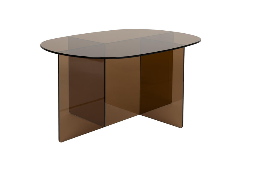 Linea üveg dohányzóasztal