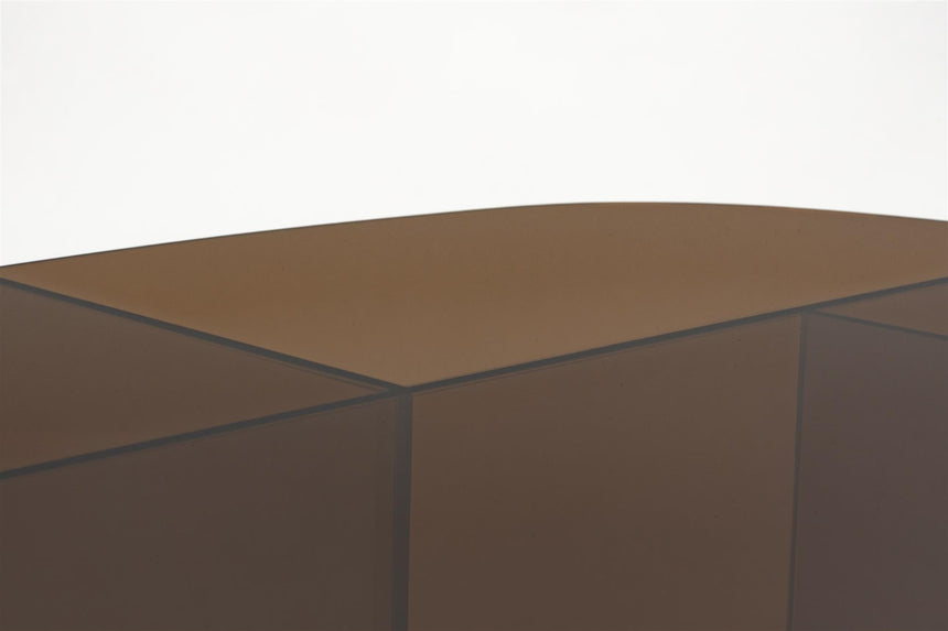 Linea üveg dohányzóasztal