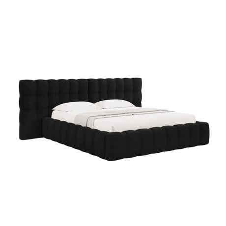 Mamaia wide velvet bed frame 160x200