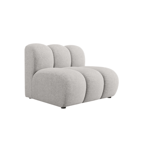 Lupine chenille armchair