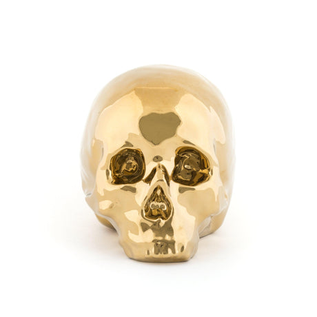 Gold Skull kerámia dekoráció-0