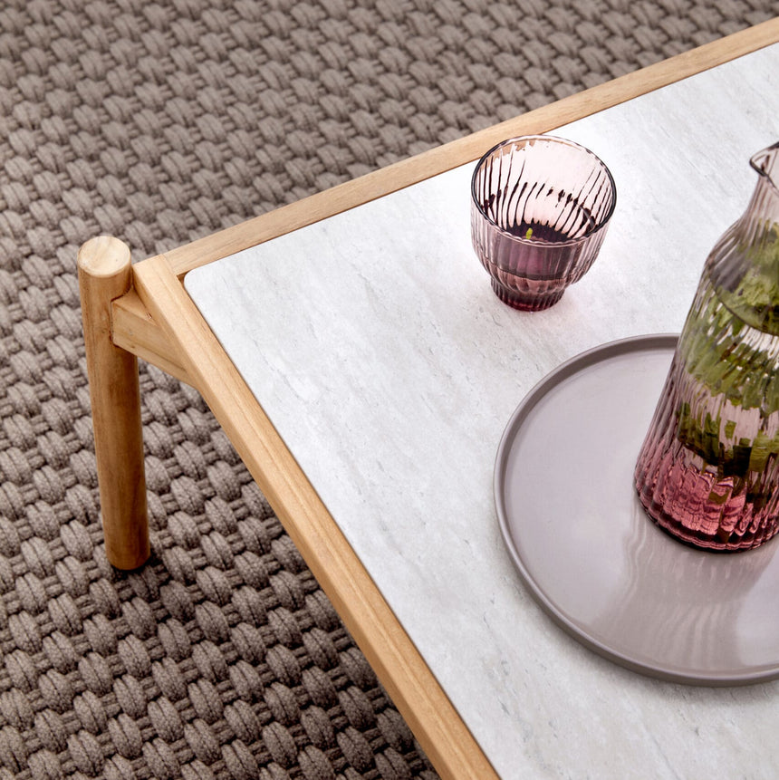 St Lucia wooden garden coffee table