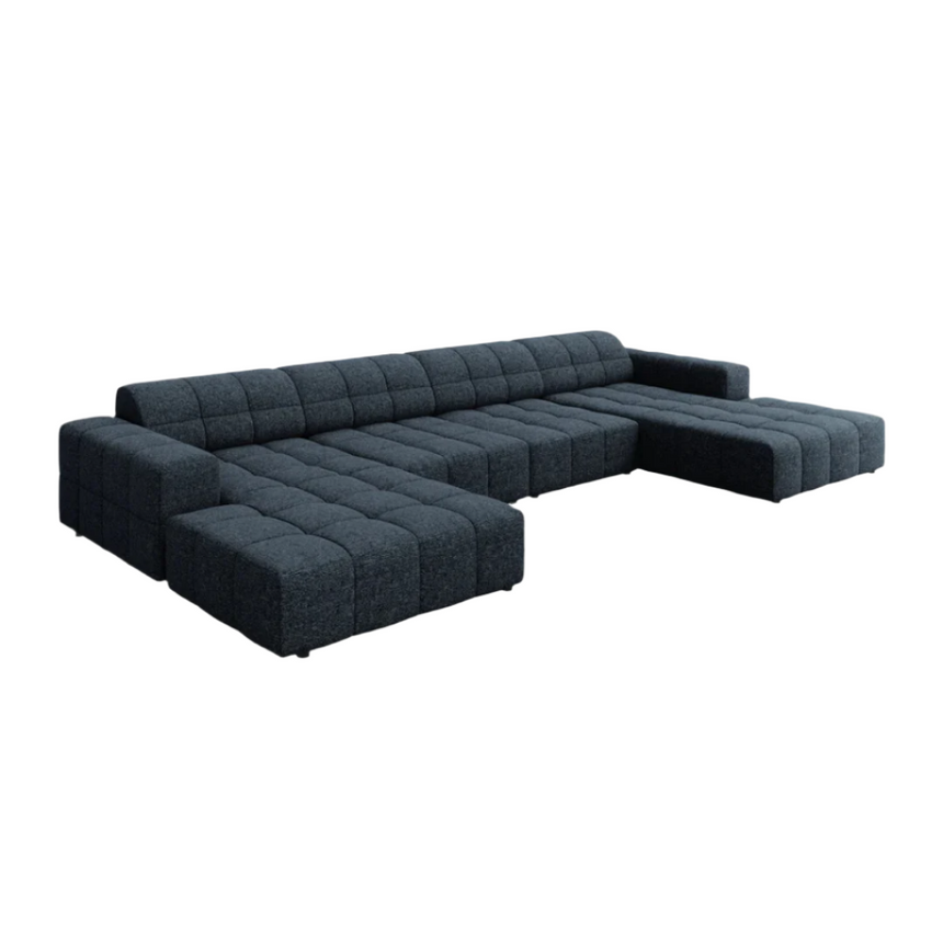 Jennifer U-shaped chenille sofa