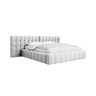 Mamaia wide fabric bed frame 160x200