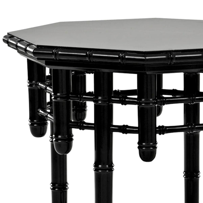 Octagonal fa lerakóasztal