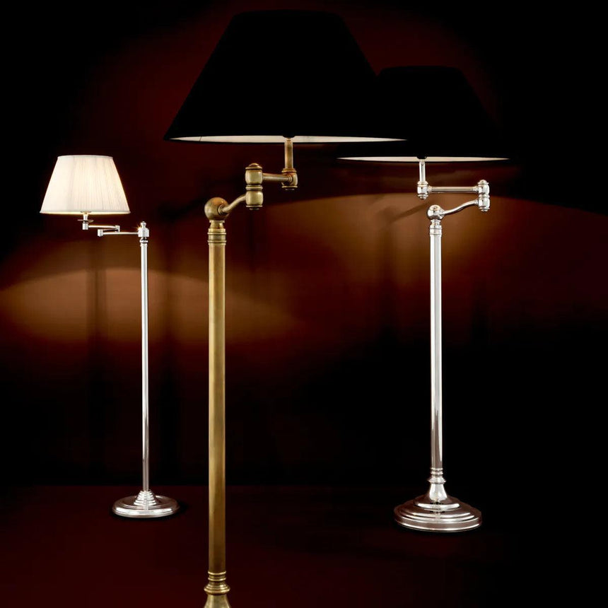 Regis velvet floor lamp