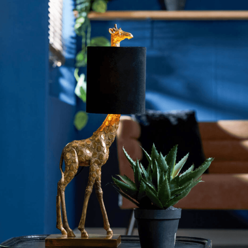 Giraffe bársony asztali lámpa