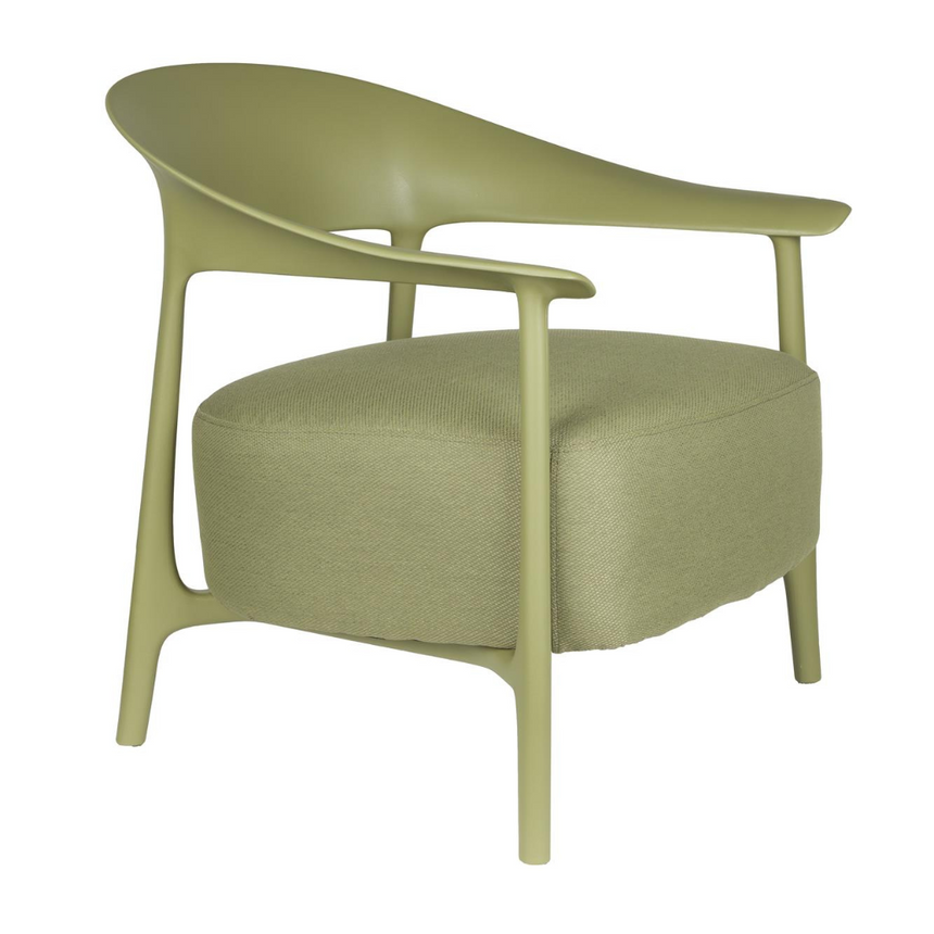 Spike rattan armchair