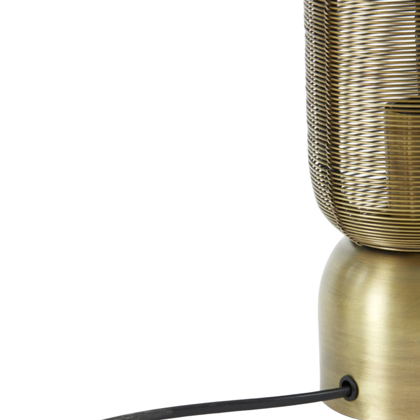 Lezuza fém asztali lámpa Ø11