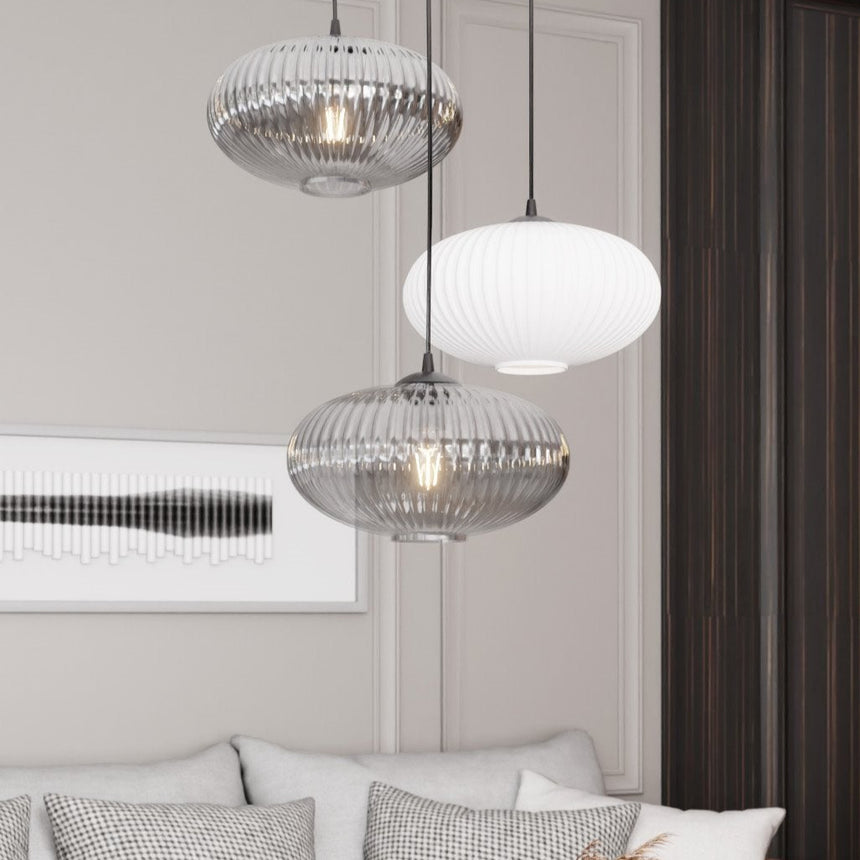 Coco 3 BL Mix glass pendant lamp