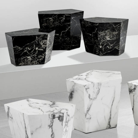 Prudential marble-effect coffee table set