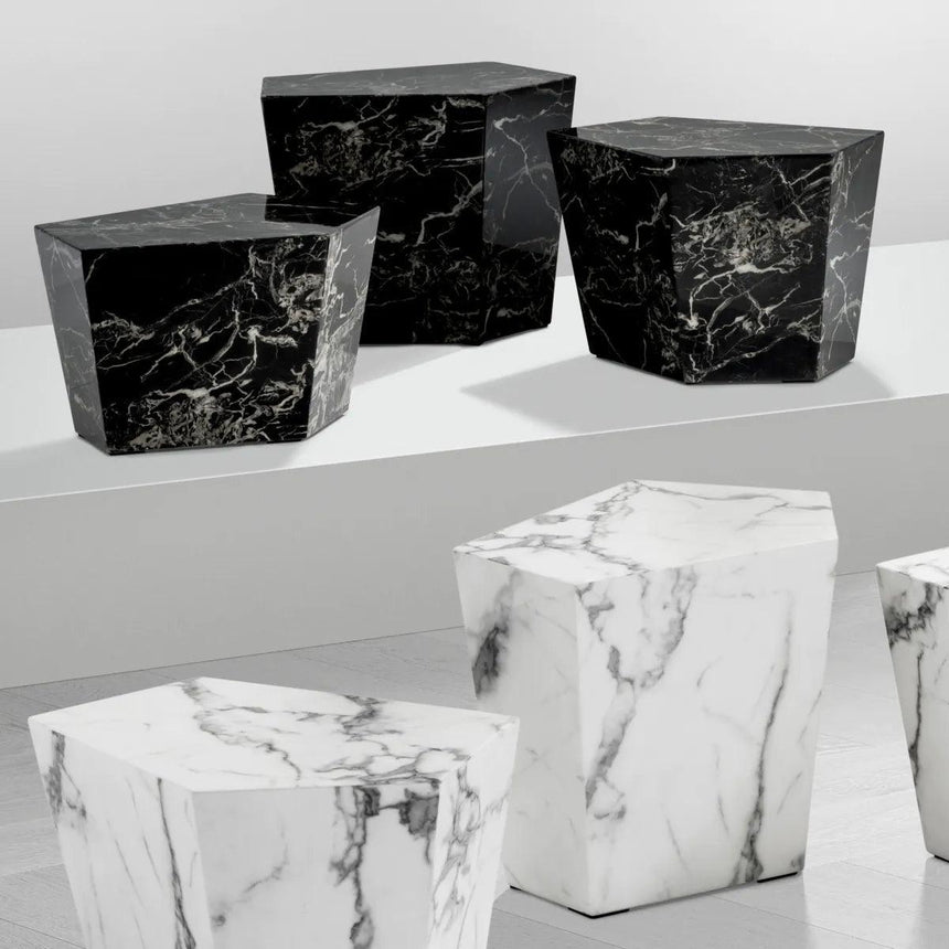 Prudential marble-effect coffee table set