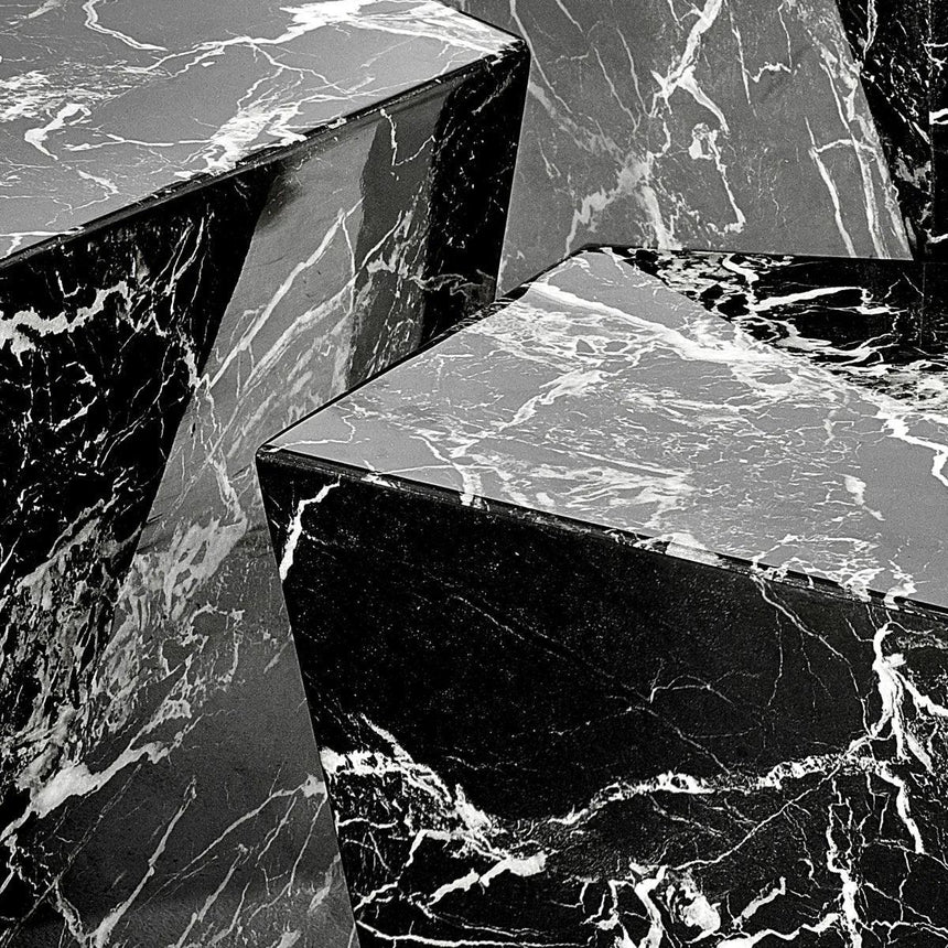 Prudential marble-effect coffee table set