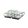 Tortona glass coffee table set