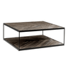 La Varenne wooden coffee table 100x100