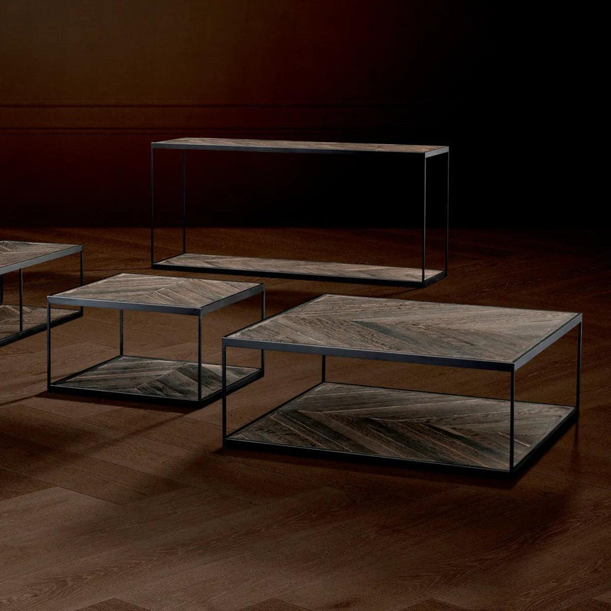 La Varenne wooden coffee table 100x100