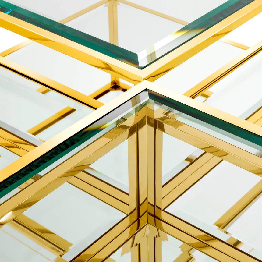 Tortona glass coffee table set