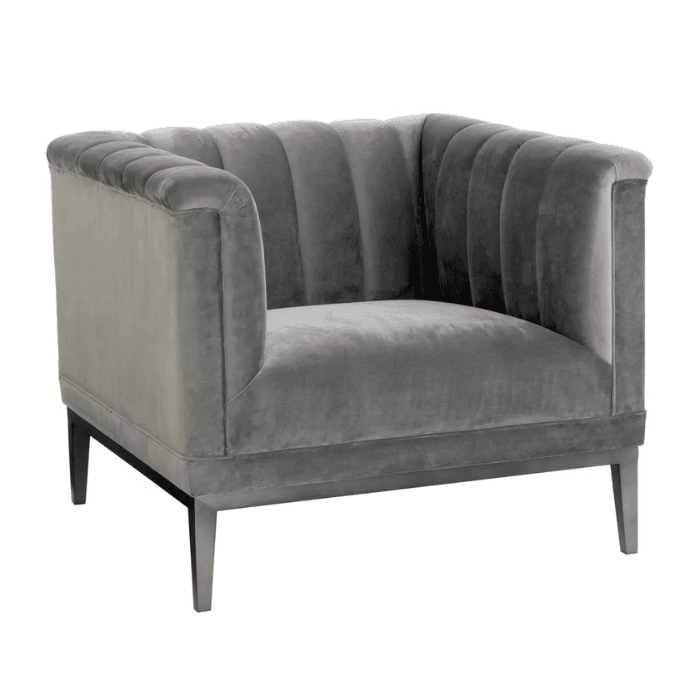 Raffles bársony fotel