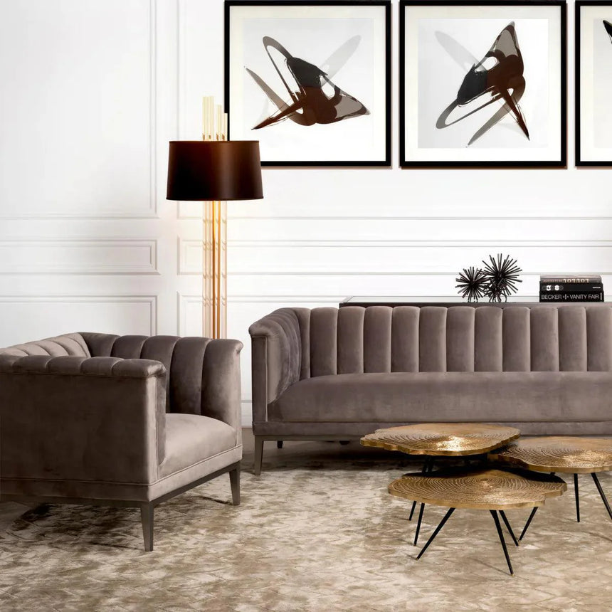 Raffles bársony fotel