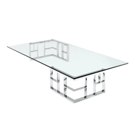 Ramage glass coffee table