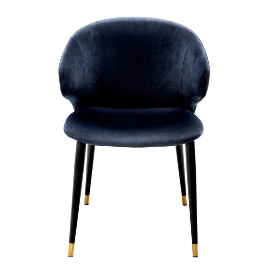 Volante karfás bársony szék