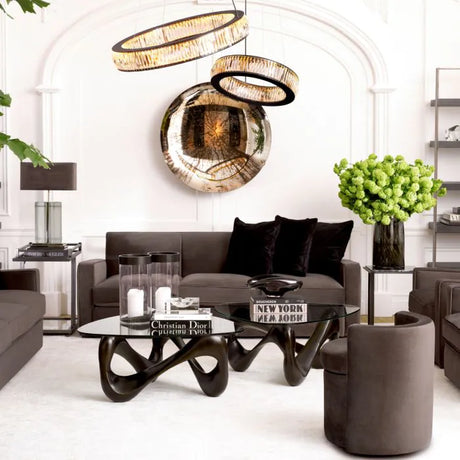 Aventura glass coffee table
