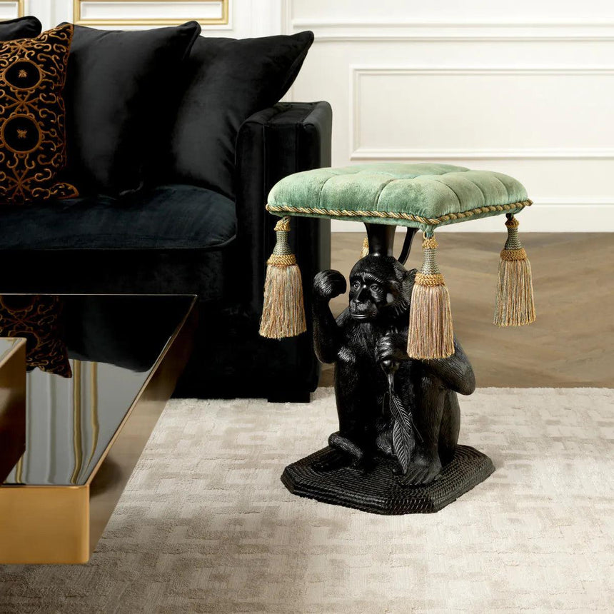 Monkey velvet footrest
