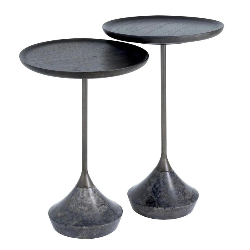 Puglia wooden side table set