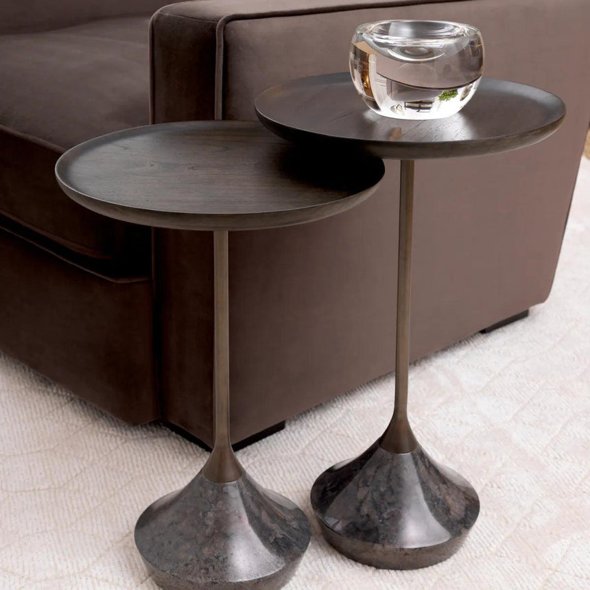 Puglia wooden side table set