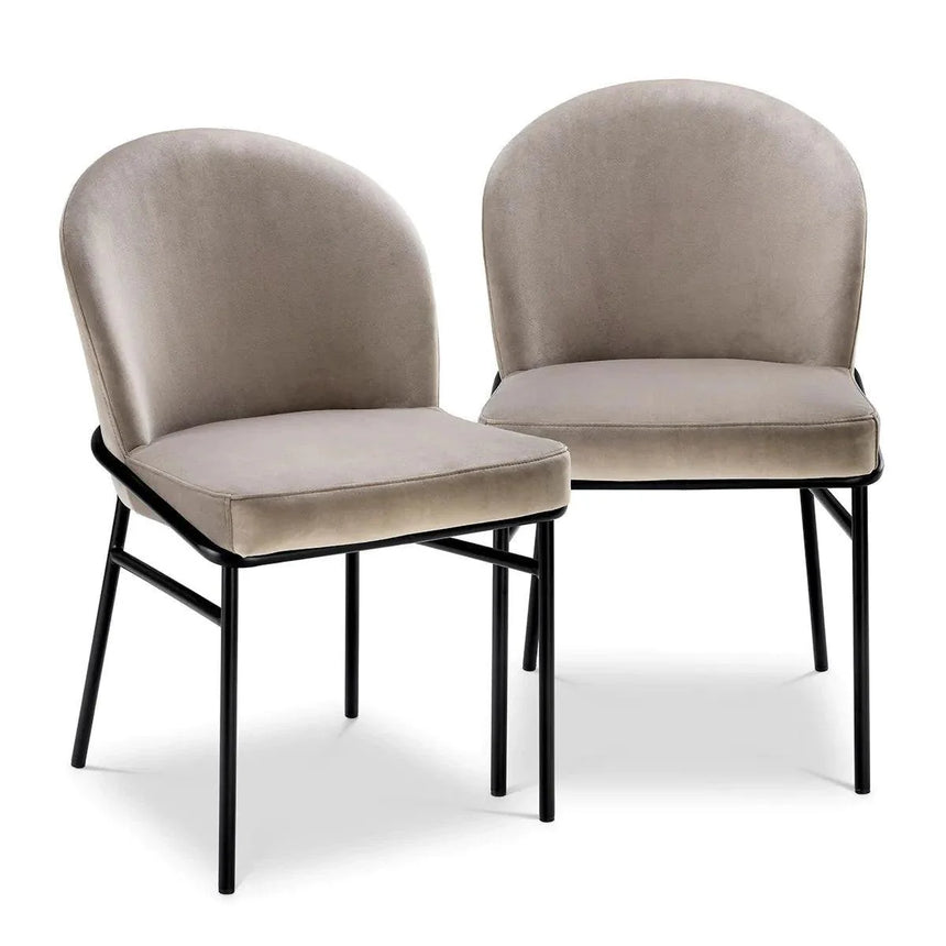 Willis bársony szék szettben