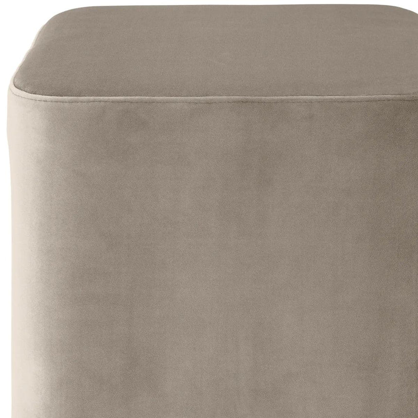 Burnett Savona Velvet Pouf