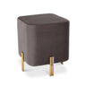 Burnett Savona Velvet Pouf